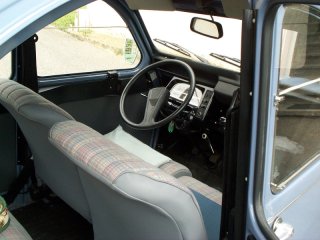 The 2CV, inside view